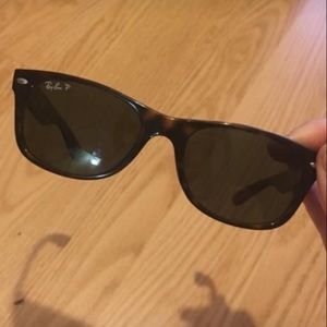 Tortoise shell ray bans w polarized lenses